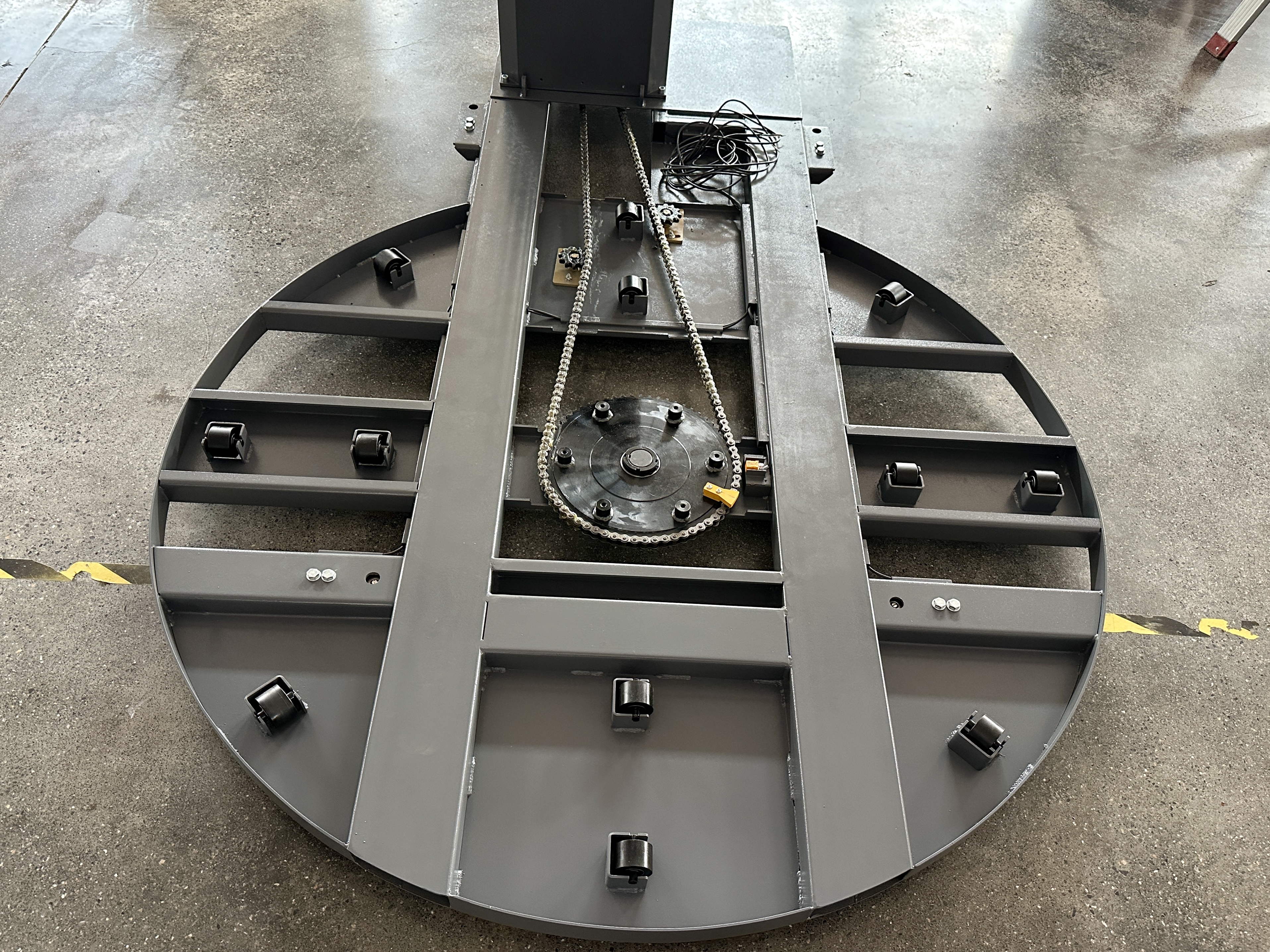 美奇斯托盤纏繞機(jī)，省膜！省人??！省心?。?！(圖3)